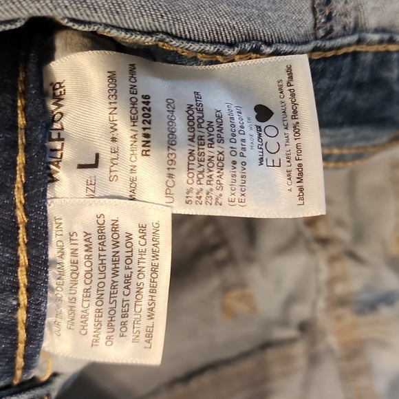 NWT Wallflower womens overalls size L insta stretch - Picture 4 of 7